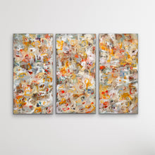 Load image into Gallery viewer, Favorite Song - Triptych 3) 20 x 40