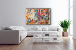 Happiness is a Rainbow of Color 60 x 40